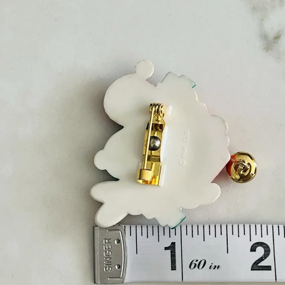 Vintage Hallmark Cards Christmas Brooch 
